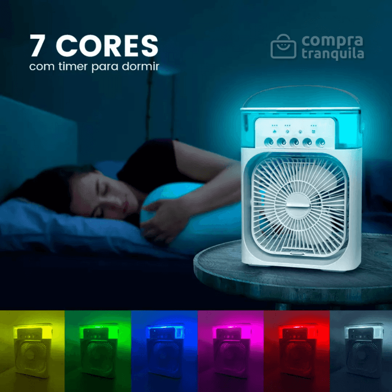 AirWave™ Turbo 4 em 1 - Ar Condicionado Portátil BiVolt - Smart Pear