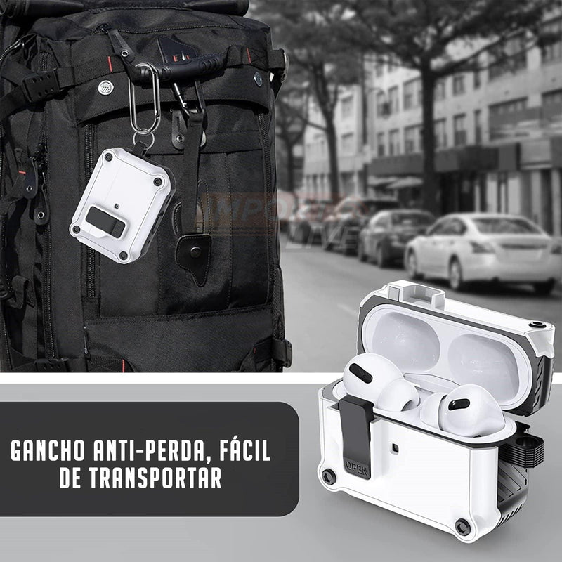 Case Carbon Shockproof - Para Apple Airpods - Smart Pear