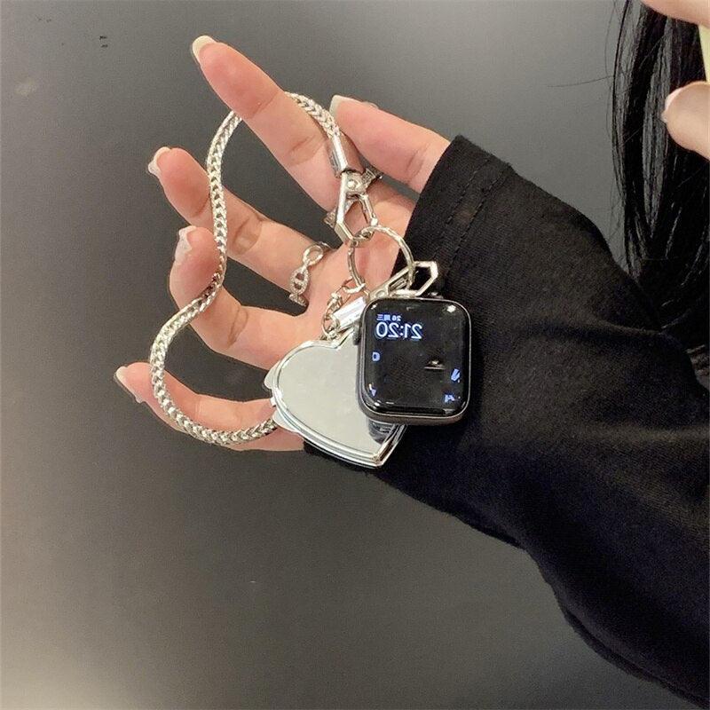 Case Bracelete Love Heart com Espelho para Apple Watch - Smart Pear