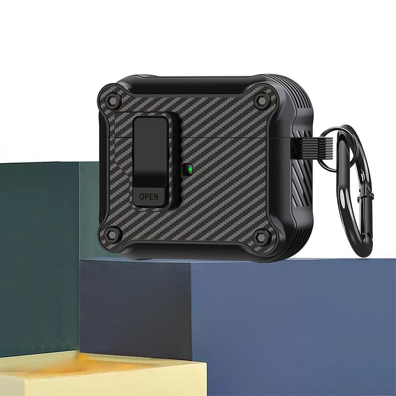 Case Carbon Shockproof - Para Apple Airpods - Smart Pear