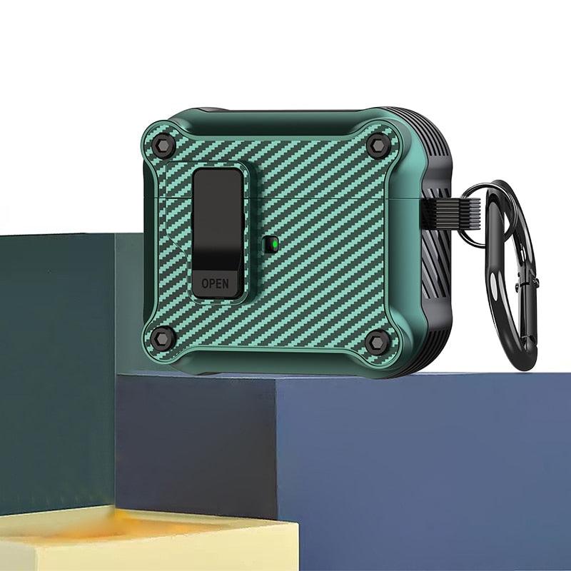 Case Carbon Shockproof - Para Apple Airpods - Smart Pear