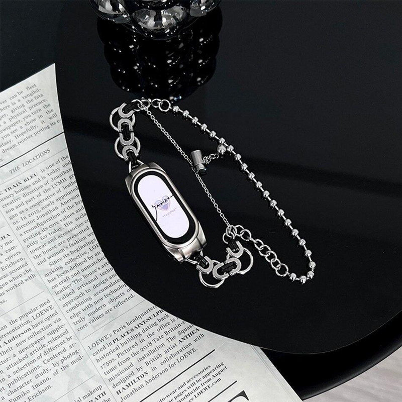 Bracelete Metal Fashion Luxo - Pulseira Smartwatch Mi Band - Smart Pear