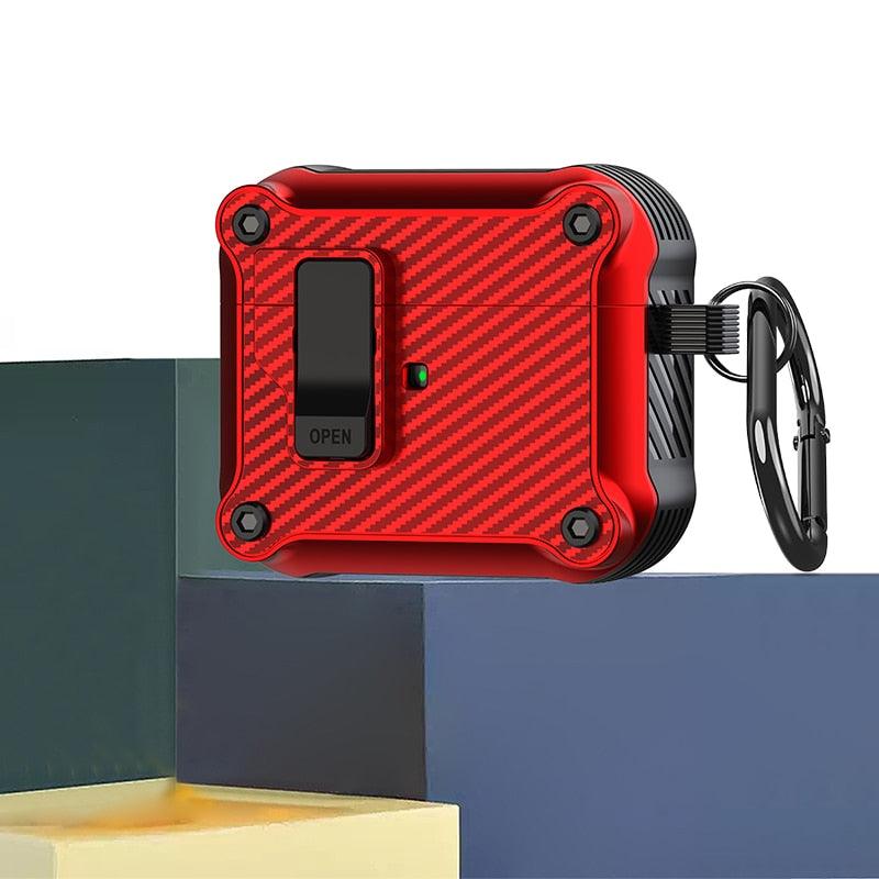 Case Carbon Shockproof - Para Apple Airpods - Smart Pear