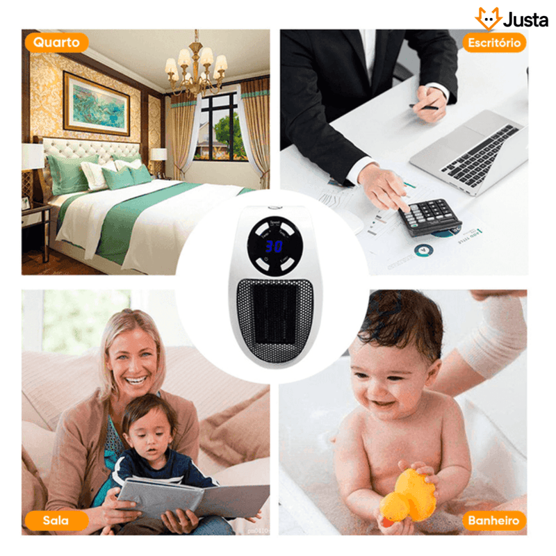 Aquecedor Elétrico Portátil - HotCold - Smart Pear